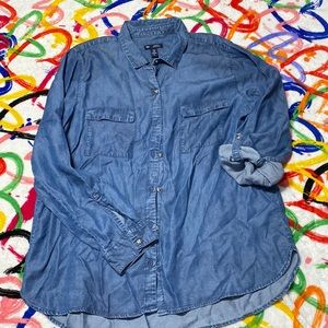 Denim button down shirt